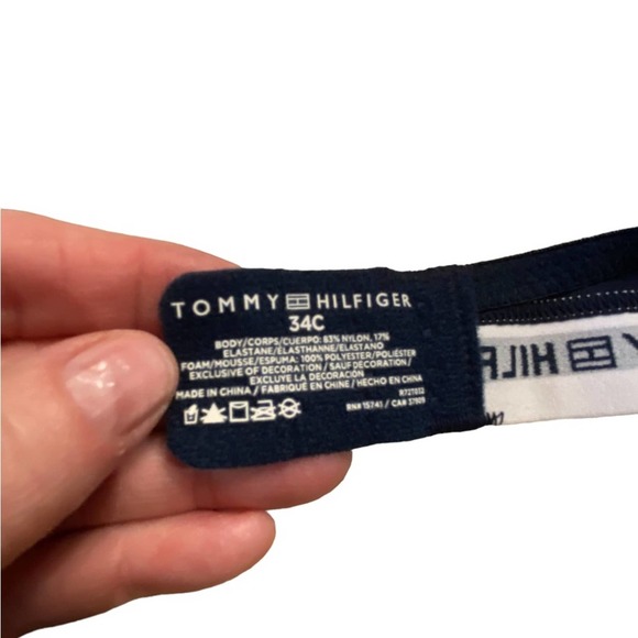 Tommy Hilfiger Navy Blue Push Up Bra in a 34 C - Picture 3 of 4